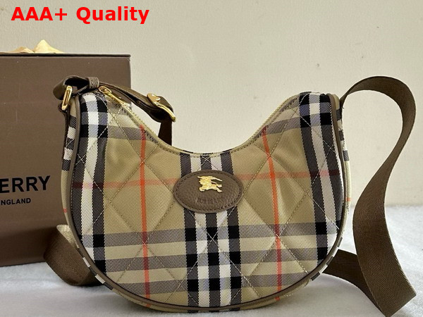 Burberry Horseshoe Crossbody Bag in Sand Replica
