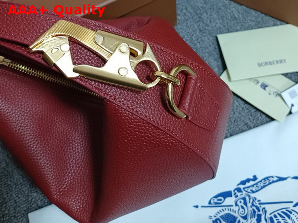 Burberry Knight Arc Bag in Rust Grainy Calf Leather Replica