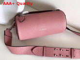 Burberry Leather Barrel Bag in Ash Rose Calf Leather Replica