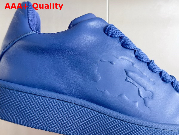 Burberry Leather Box Sneakers in Knight for Men Replica