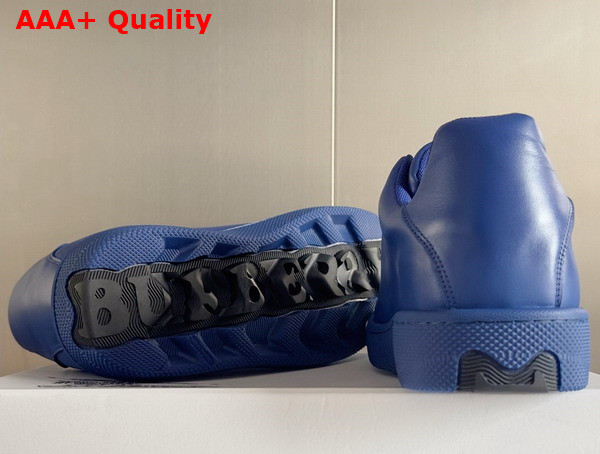 Burberry Leather Box Sneakers in Knight for Men Replica