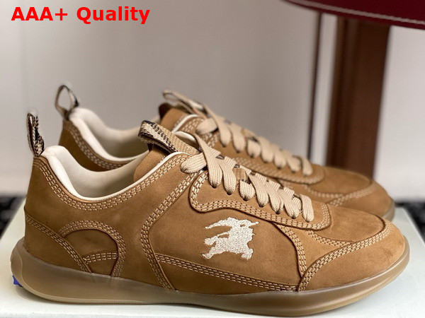 Burberry Leather Matrix Sneakers in Stock Replica