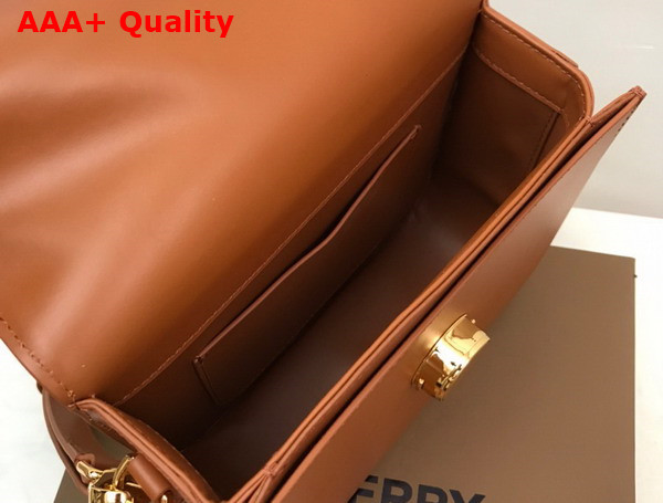 Burberry Leather Small Elizabeth Bag Warm Tan Replica