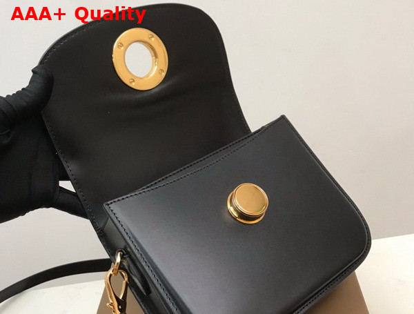 Burberry Leather Small Elizabeth Bag in Black Replica
