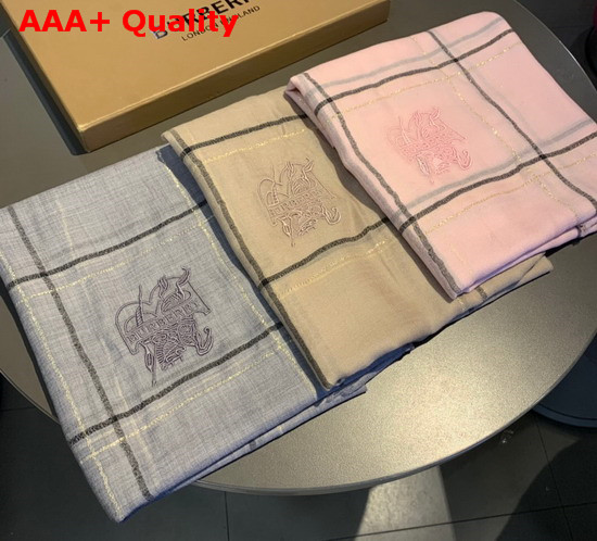 Burberry Lightweight Cashmere Scarf in Beige Replica