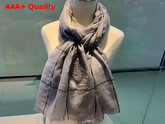 Burberry Lightweight Cashmere Scarf in Light Blue Replica