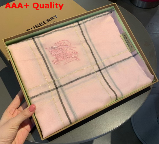 Burberry Lightweight Cashmere Scarf in Pink Replica