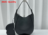 Burberry Medium Chess Shoulder Bag in Black Full Grain Calf Leather Replica