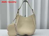 Burberry Medium Chess Shoulder Bag in Pearl Full Grain Calf Leather Replica