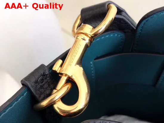 Burberry Medium Leather Belt Bag Black Calf Leather Replica