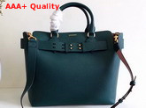 Burberry Medium Leather Belt Bag Dark Cyan Calf Leather Replica