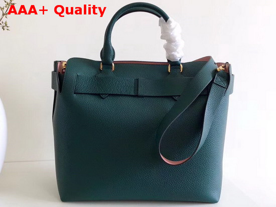Burberry Medium Leather Belt Bag Dark Cyan Calf Leather Replica