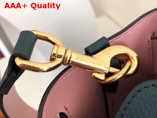 Burberry Medium Leather Belt Bag Dark Cyan Calf Leather Replica