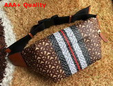 Burberry Medium Monogram Stripe E Canvas Bum Bag Replica