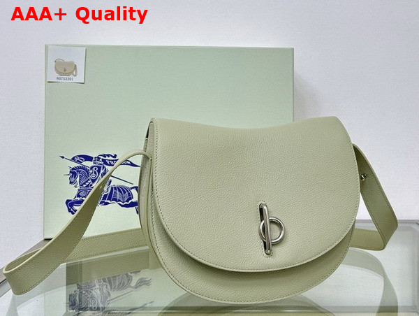 Burberry Medium Rocking Horse Bag in Hunter Grainy Leather Replica