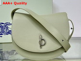 Burberry Medium Rocking Horse Bag in Hunter Grainy Leather Replica