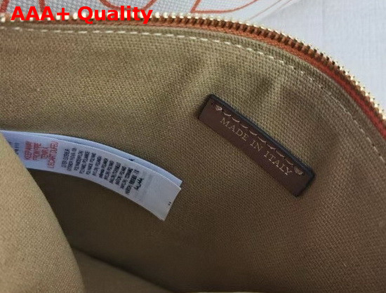 Burberry Medium Soft Cotton Canvas Belt Bag Natural Orange Replica