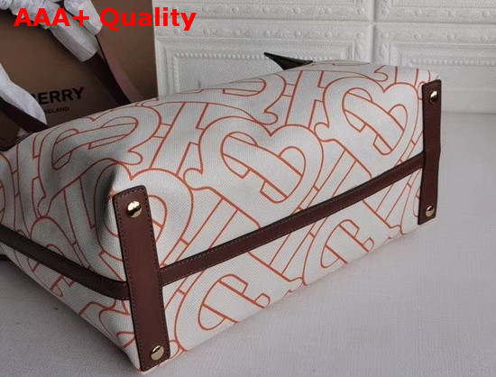 Burberry Medium Soft Cotton Canvas Belt Bag Natural Orange Replica