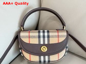 Burberry Mini Highlands Bag in Sand Replica