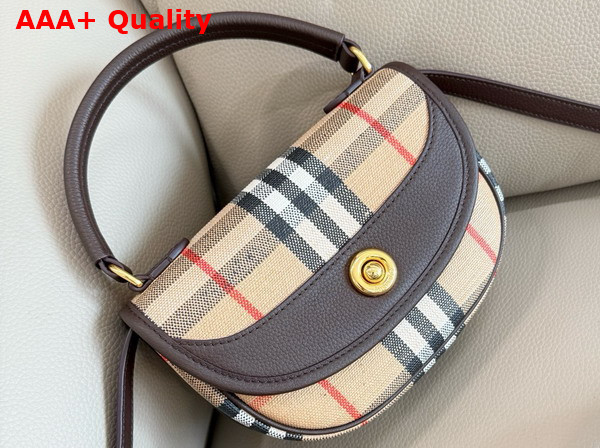 Burberry Mini Highlands Bag in Sand Replica