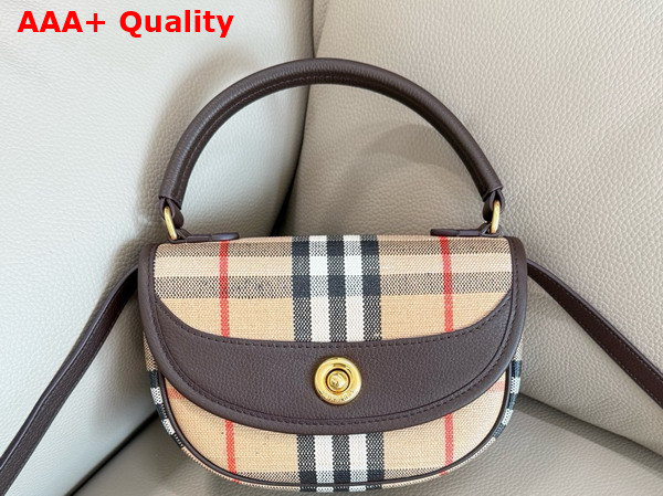 Burberry Mini Highlands Bag in Sand Replica