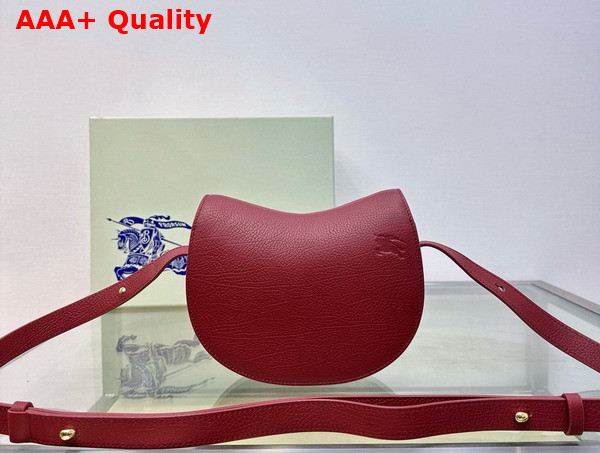 Burberry Mini Rocking Horse Bag in Ruby Grainy Calf Leather Replica