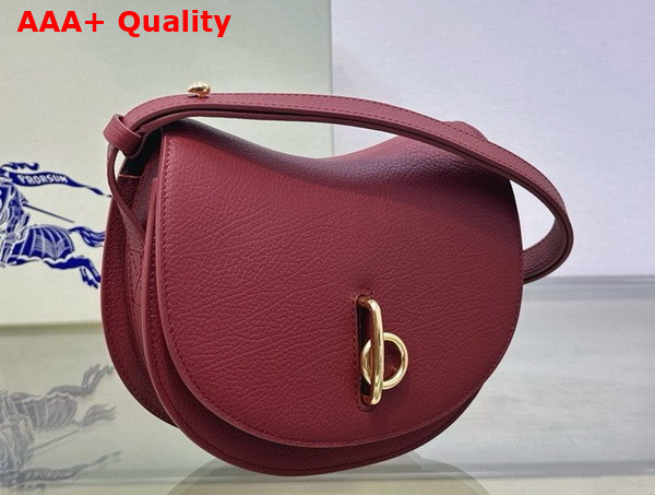 Burberry Mini Rocking Horse Bag in Ruby Grainy Calf Leather Replica