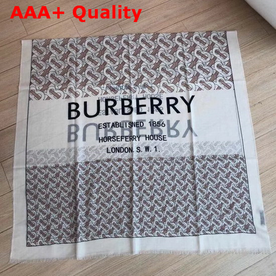 Burberry Monogram Cashmere Scarf Pink Replica