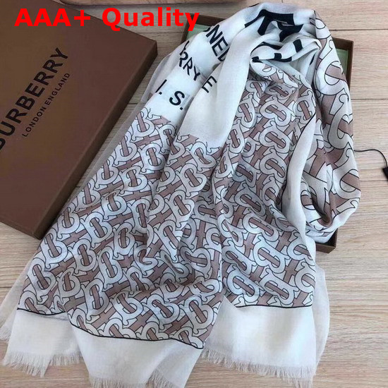 Burberry Monogram Cashmere Scarf Pink Replica