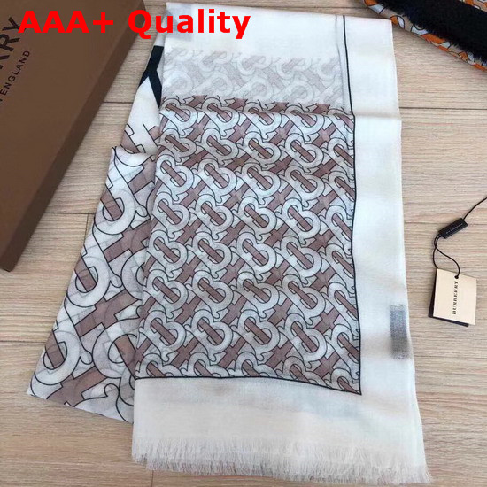 Burberry Monogram Cashmere Scarf Pink Replica