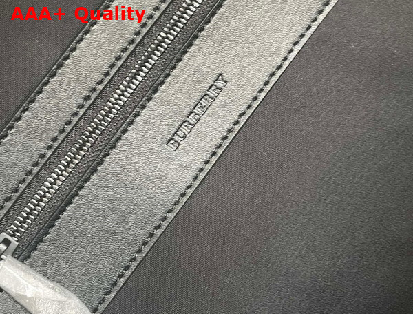 Burberry Monogram Jacquard Backpack in Black Replica