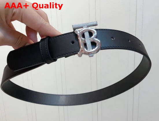 Burberry Monogram Motif Leather Belt Black Replica