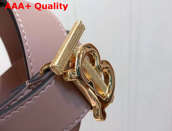 Burberry Monogram Motif Leather Belt Powder Pink Replica