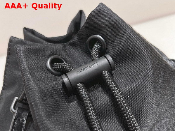 Burberry Print Econyl Drawstring Pouch in Black Replica