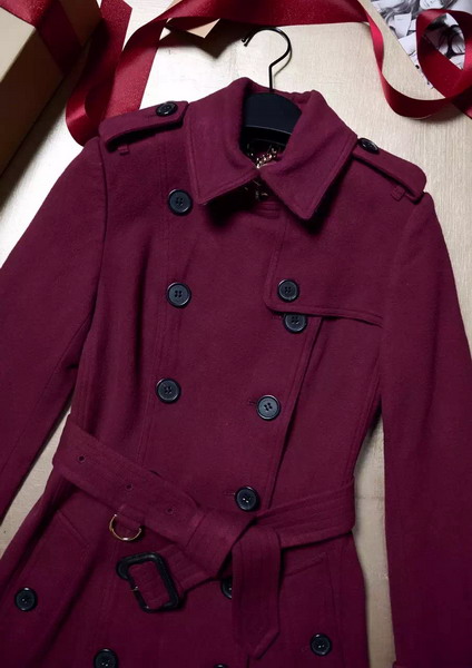 Burberry Sandringham Fit Cashmere Trench Coat Brodeaux for Sale