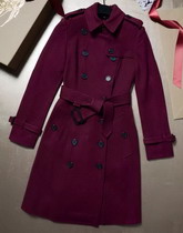 Burberry Sandringham Fit Cashmere Trench Coat Brodeaux for Sale
