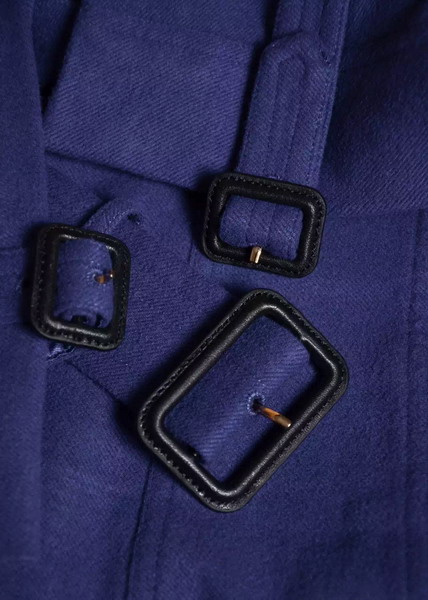 Burberry Sandringham Fit Cashmere Trench Coat Empire Blue for Sale