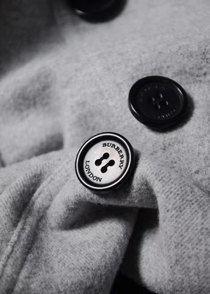 Burberry Sandringham Fit Cashmere Trench Coat Pale Grey for Sale