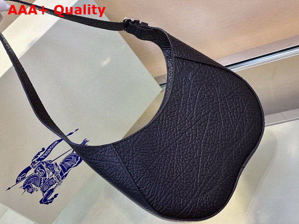 Burberry Small Chess Shoulder Bag in Black Full Grain Calf Leather Replica