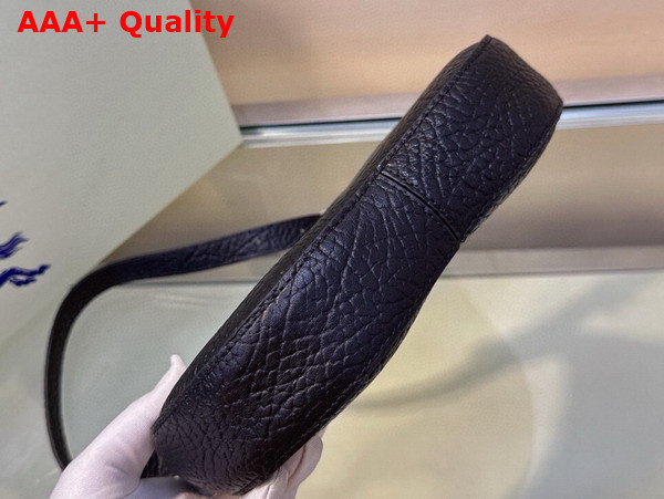 Burberry Small Chess Shoulder Bag in Black Full Grain Calf Leather Replica