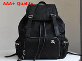 Burberry Small Crossbody Rucksack in Puffer Nylon Black Replica