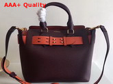 Burberry Small Leather Belt Bag Deep Claret Replica