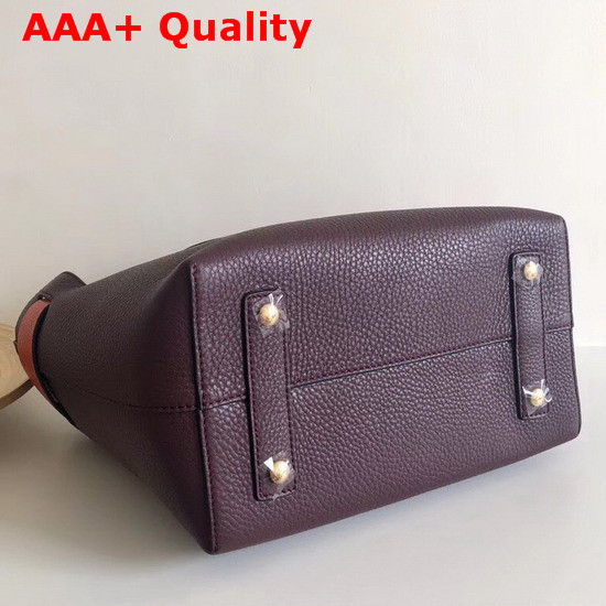 Burberry Small Leather Belt Bag Deep Claret Replica