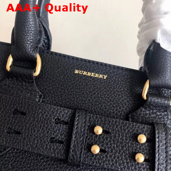 Burberry Small Leather Belt Bag in Black Replica