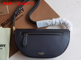 Burberry Small Leather Olympia Bag in Black Replica