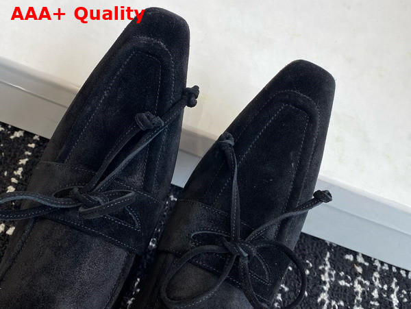 Burberry Suede Storm Boots in Black Replica