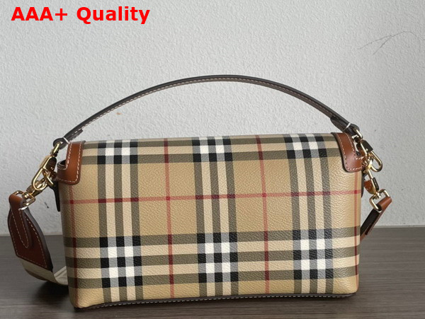 Burberry Top Handle Note Bag in Briar Brown Replica