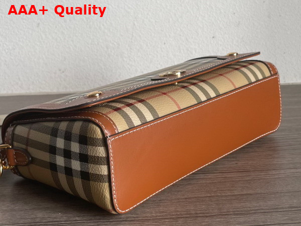 Burberry Top Handle Note Bag in Briar Brown Replica