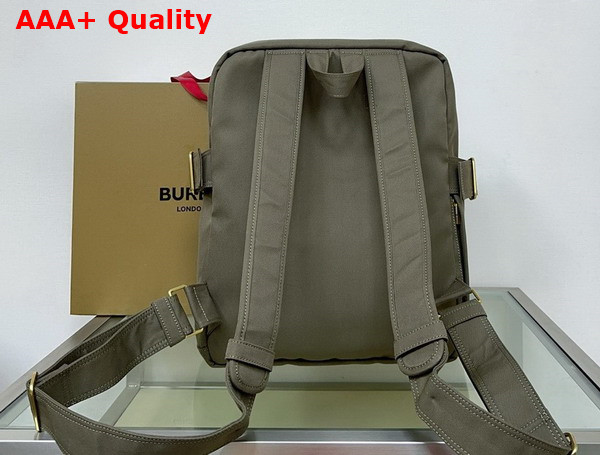 Burberry Trench Backpack in Olive Replica