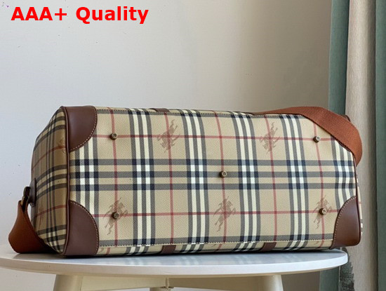 Burberry Vintage Check Canvas Holdall in Beige Replica